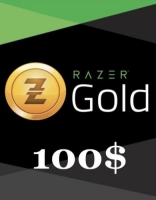 Подарочная карта Razer Gold 100 долларов США (для всех регионов и стран)
