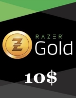 Подарочная карта Razer Gold 10 долларов США (для всех регионов и стран)