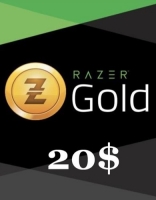 Подарочная карта Razer Gold 20 долларов США (для всех регионов и стран)