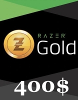 Подарочная карта Razer Gold 400 долларов США (для всех регионов и стран)