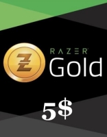 Подарочная карта Razer Gold 5 долларов США (для всех регионов и стран)