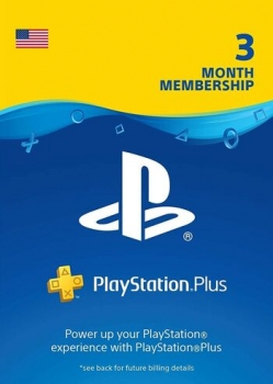 Подарочная карта PlayStation Plus 90 дней [US]