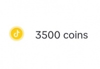 TikTok : 3500 монет