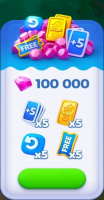 Fishdom Solitaire  :  Набор:  100 000 Алмазов + Игровые ценности