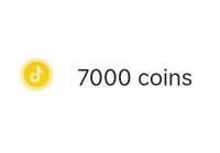 TikTok : 7000 монет