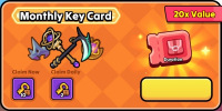 Nighty Knight: Frontier War TD  :   Monthly Key Card