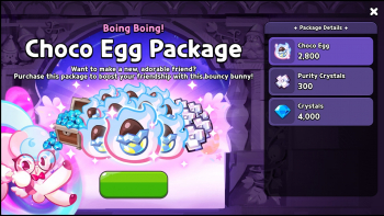 Cookie Run Kingdom :  Choco Egg Package