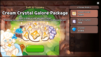Cookie Run Kingdom :  Cream Crystal  Galone Package