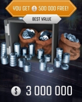 Серебрянные монеты : 3 000 000