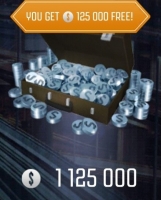 Серебрянные монеты : 1 125 000