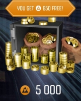 Золотые монеты: 5000