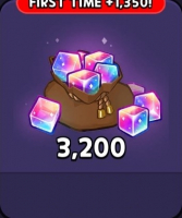Cookie Run: Kingdom  :  3200 Rainbow Cubes