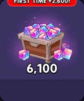 Cookie Run: Kingdom  :  6100 Rainbow Cubes