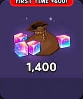 Cookie Run: Kingdom  :  1400 Rainbow Cubes