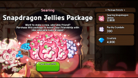 Cookie Run: Kingdom  :  Shapdragon  Jellies Package