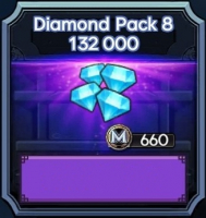 Dark Slayer : AFK RPG : Diamond Pack 8 ( 132 000 алмазов )