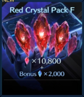 Final Fantasy VII: Ever Crisis :  Red Сrystal Pack F ( 10800 + бонус 2000) Красных кристаллов