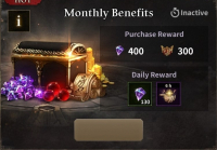 Heir of Light: Eclipse  :  Monthly Benefits