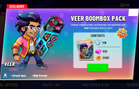 Battle Stars: 4v4 TDM & BR : Veer Boombox  Pack