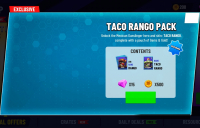 Battle Stars: 4v4 TDM & BR : Taco Rango  Pack