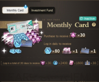 Tears of Themis  : Monthly Card