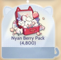 Ragnarok Origin: ROO  :  4800 Nyan Berry Pack