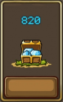 Grow Castle :  820 кристаллов