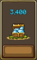 Grow Castle : 3400 кристаллов