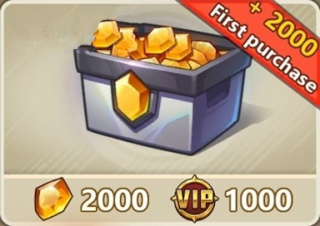 Z-Warrior Chronicles  : 2000 Diamonds + 1000 VIP