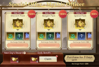 Dynasty Legends 2  :   Special Offer - Mythic Officer : Purchase for 7 days