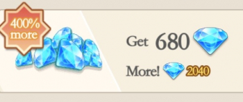 Мега Пиксели: 4096 Призывов  : 680 алмазов (Бонус 400% алмазов при первом пополнении)