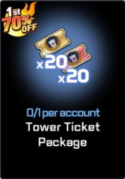 F Class Adventurer   :  Tower Ticket Package