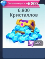 CookieRun: Tower of Adventures : 6800 кристаллов