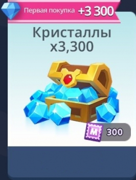 Cookie Run: Tower of Adventures : 3300 кристаллов