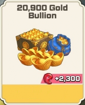 Legendary Master Idle  : 20900 Gold Bullion + 2300 