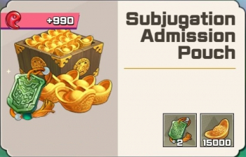 Legendary Master Idle : Subjugation Admission Pouch