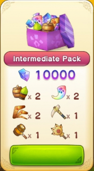 Monster Hunter Puzzles : Intermediate Pack (10000 гемов + игровые принадлежности)