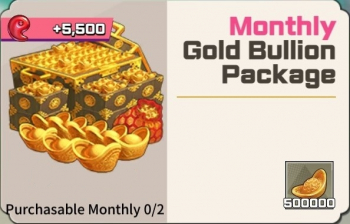 Legendary Master Idle  : Monthly Gold Bullion Package