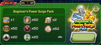 DRAGON BALL Z DOKKAN BATTLE : Beginner's Power Surge Pack