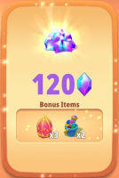 Merge Gardens   : 120 гемов + Bonus Items