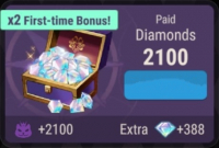 Tokyo Debunker : 2100 Diamond + 388 Diamond бонус