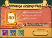 Backpack Merge  : Privilege Monthly Pass