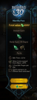 Dungeon SurvivorⅢ:Dark Genesis : Monthly Pass