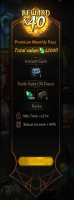 Dungeon SurvivorⅢ:Dark Genesis : Premium Monthly Pass
