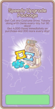 Cats & Soup: Fluffy Town  : Speedy Upgrade Package
