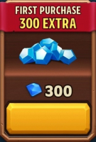 ARCANE RUSH: Battlegrounds : 300 Gem