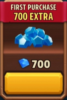 ARCANE RUSH: Battlegrounds : 700 Gem