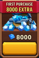 ARCANE RUSH: Battlegrounds : 8000 Gem