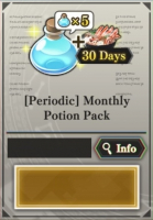 SLIME - ISEKAI Memories : Monthly Potion Pack (30 days)