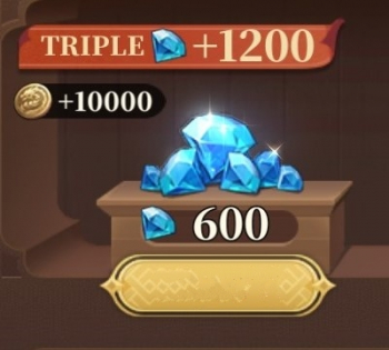 EverChest : 600 Diamonds + 1 200 Diamonds бонус + 10 000 Gold